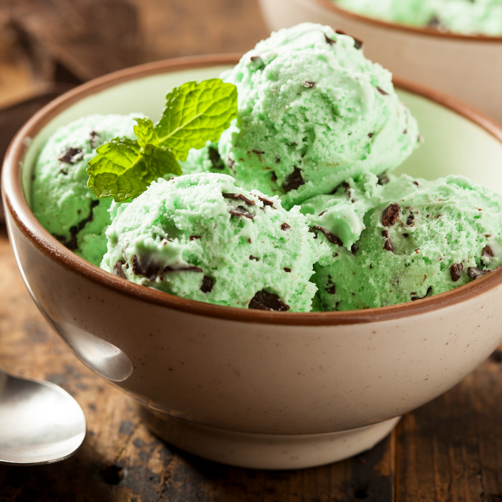 Vegan Mint Chocolate Chip Ice Cream - Making Thyme for Health